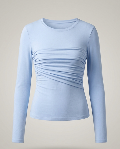 BLUSA ECLIPSE - LYCRA FRÍA BABY BLUE